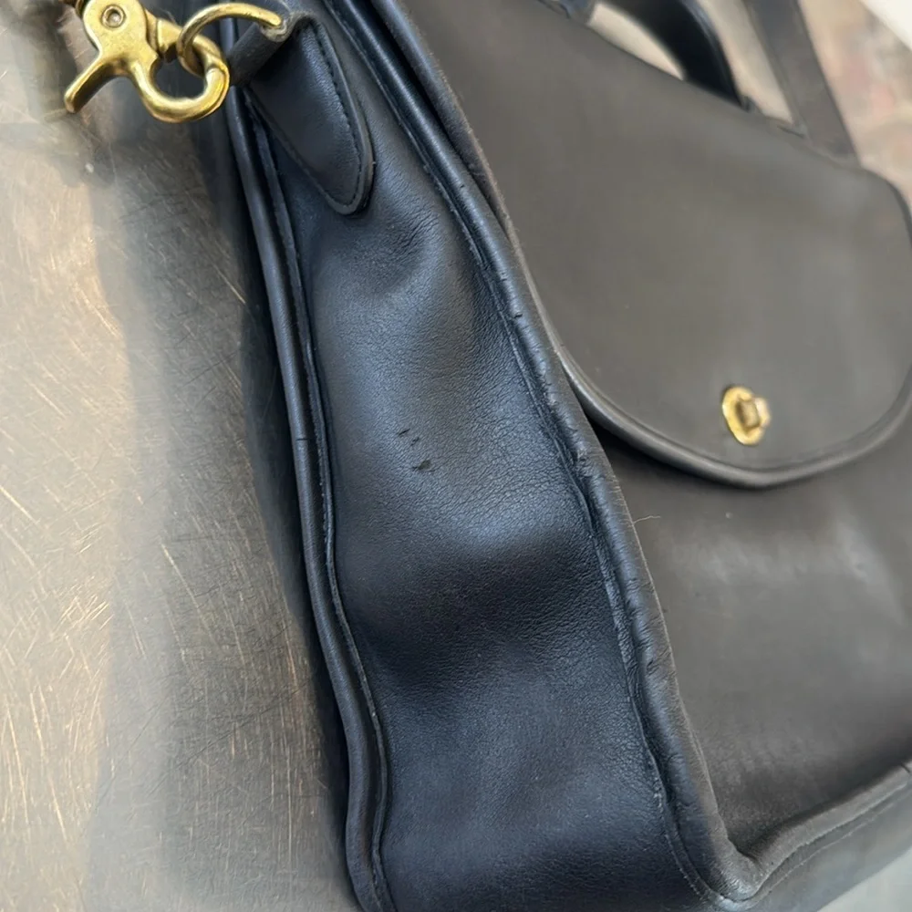 Vintage coach classic briefcase/book bag - Picture 3 of 7